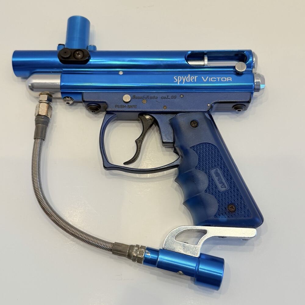 Spyder Victor Paintball Marker Blue Untested